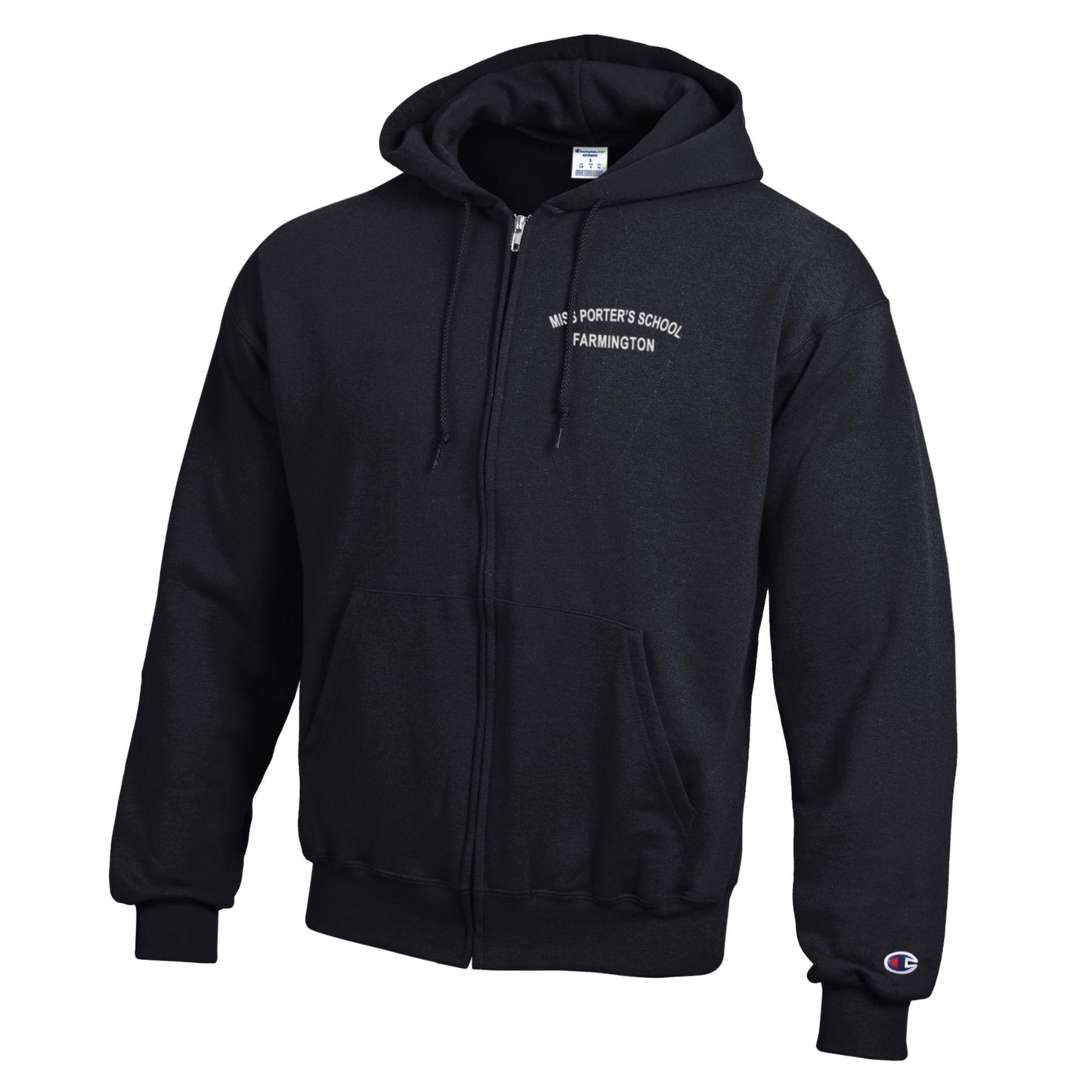 Champion Full Zip Black Sweatshirt