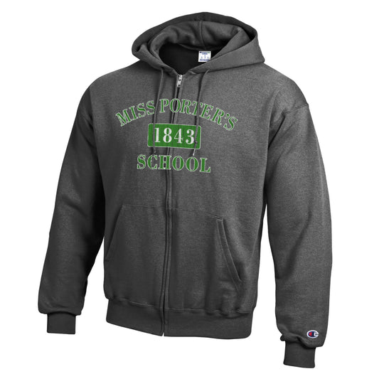 Champion Full Zip Gray Sweatshirt