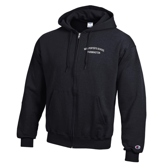 Champion Full Zip Black Sweatshirt